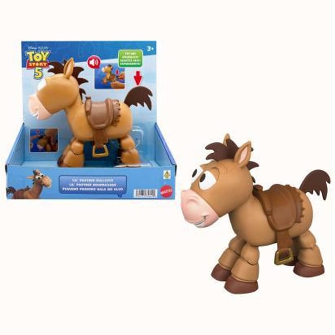Disney en Pixar Toy Story 5 Kleine Partner Bullebeest Poserend Paardenfiguur met Geluiden
