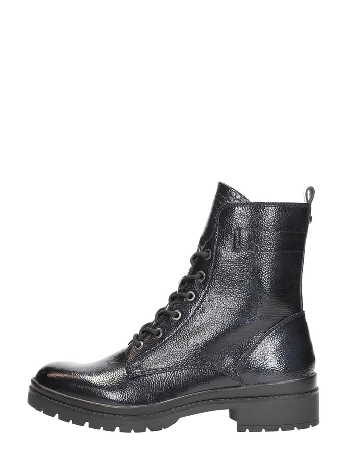 Tamaris - Veterschoenen Hoog Blauw lak 40
