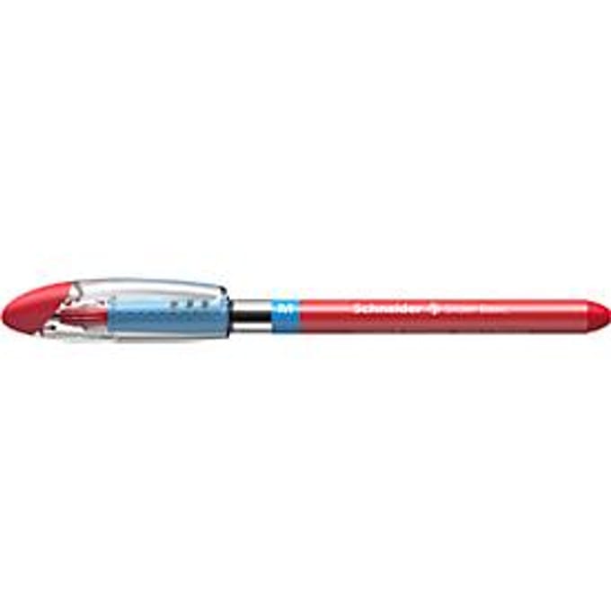 Rollerpen Schneider Slider extra breed rood | 10 stuks