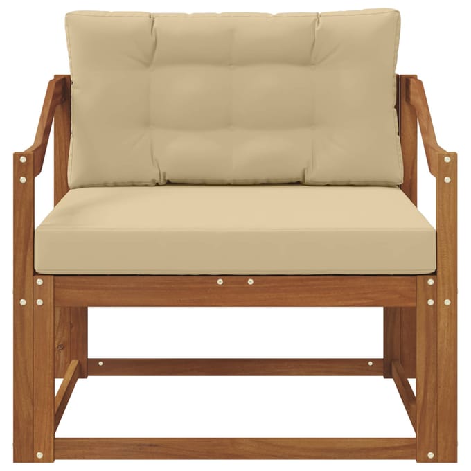 vidaXL - Buiten - Midden - Sofa - Naturel