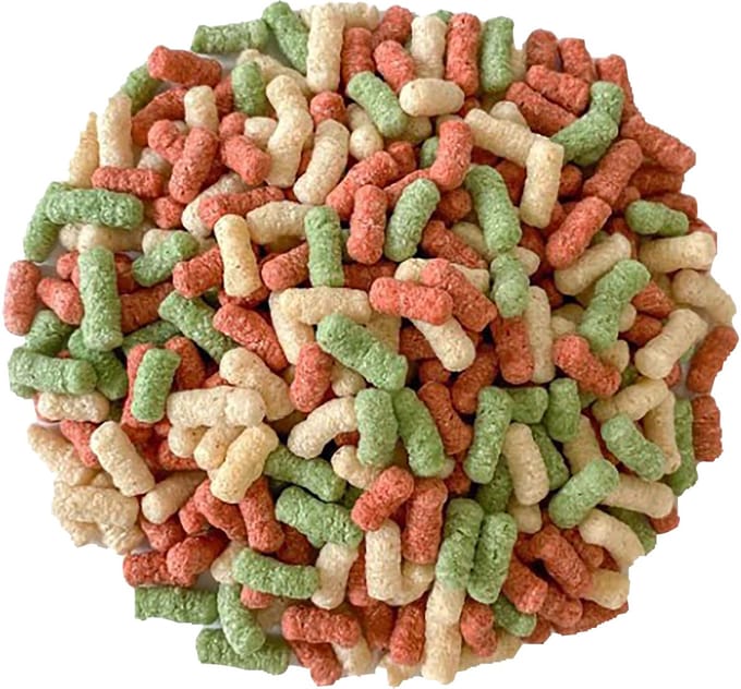 Ubbink - FISH MIX - visvoer - Multicolour Sticks 40L - 4mm - compleet voer - drijvend