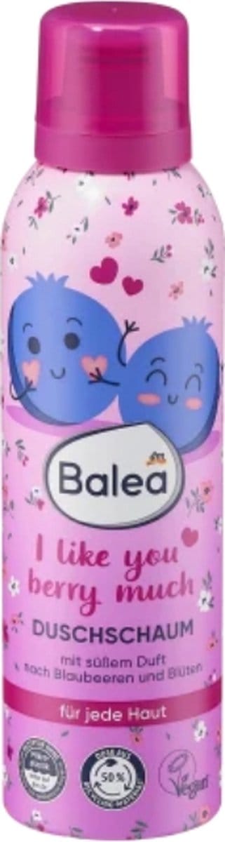 Balea Doucheschuim I like you Berry much, 200 ml