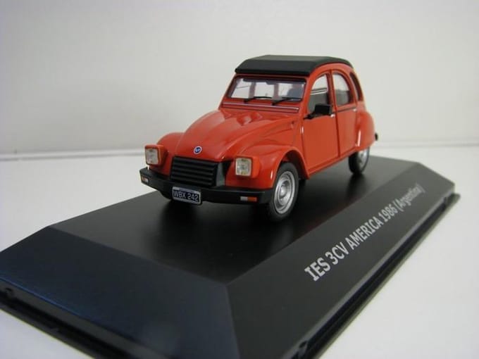 Citroen IES 3CV America 1986 (Argentina) red  1:43