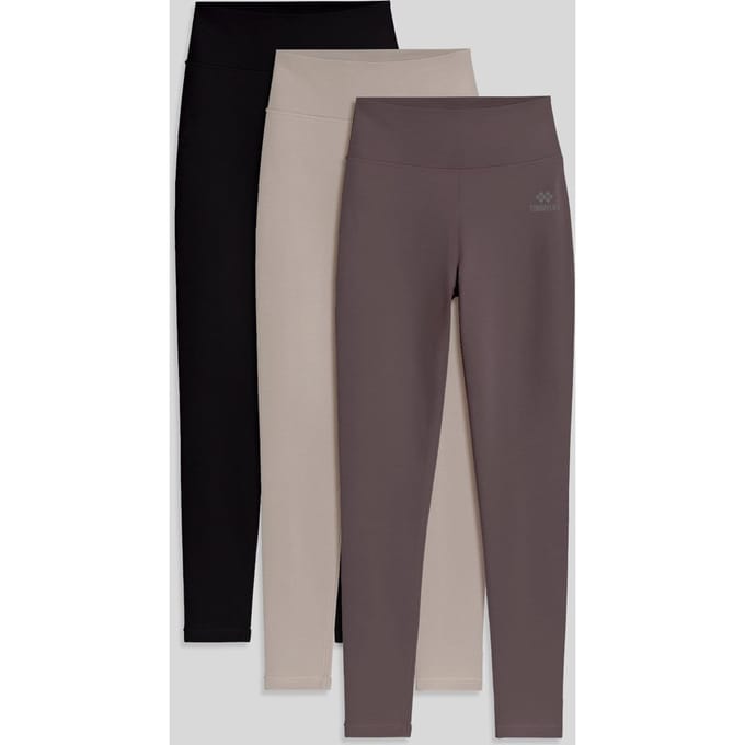 Hoge taille katoen-lycra jersey leggings