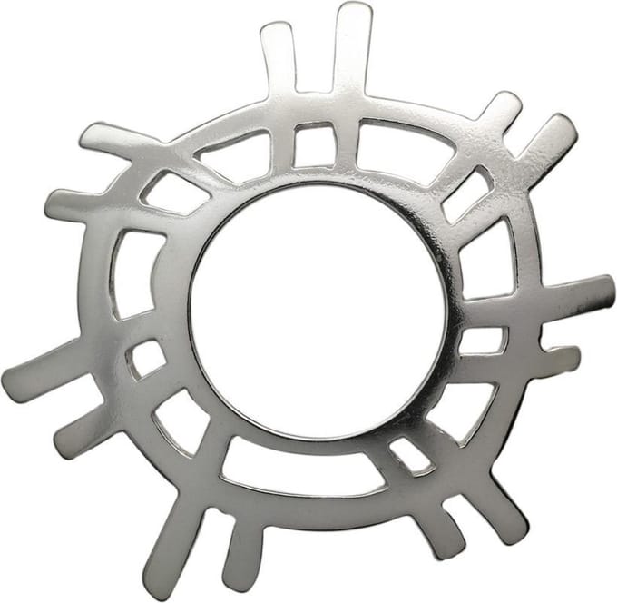 AuBor ®. Broche. Zilver. De zon.