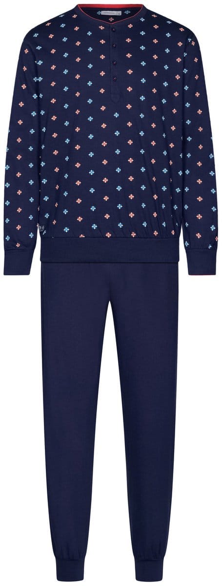 Pastunette - Pyjama - Lunar - Bio Katoen - Blauw - Maat 3XL