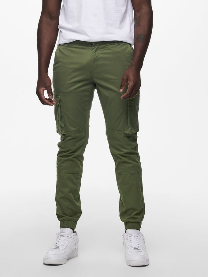 ONLY & SONS Cargo broek ONSCAM Tapered fit Cargo broek