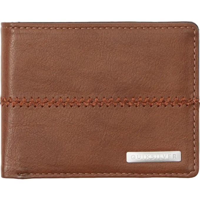 Quiksilver Stitchy 3 Portemonnee Bruin M Man