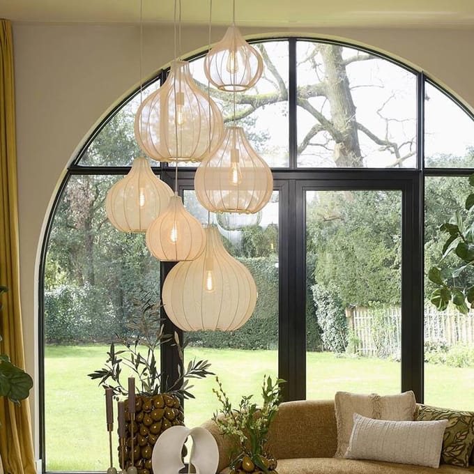 Light & Living Hanglamp Elati Ø29cm - Zand