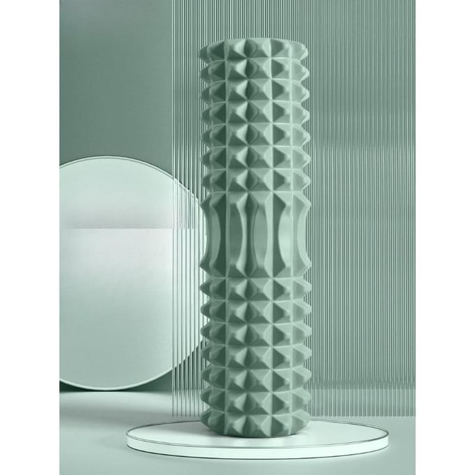 Connors Solid Foam Shaft Spierontspanning Skinny Leg Roller Massage Yoga Kolom Hulpmiddelen Benodigdheden Apparatuur. black