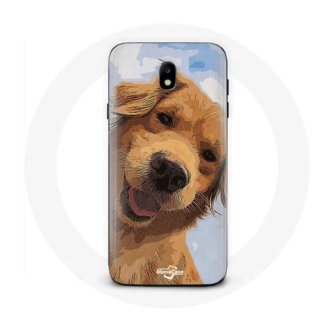 Samsung Galaxy J3 2017 hoesje Golden retriever Hondenras