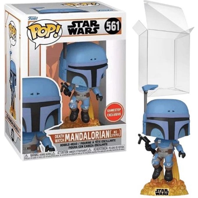 Funko Pop! Star Wars - Death Watch Mandalorian [No Stripes] #561 Exclusive Special Edition