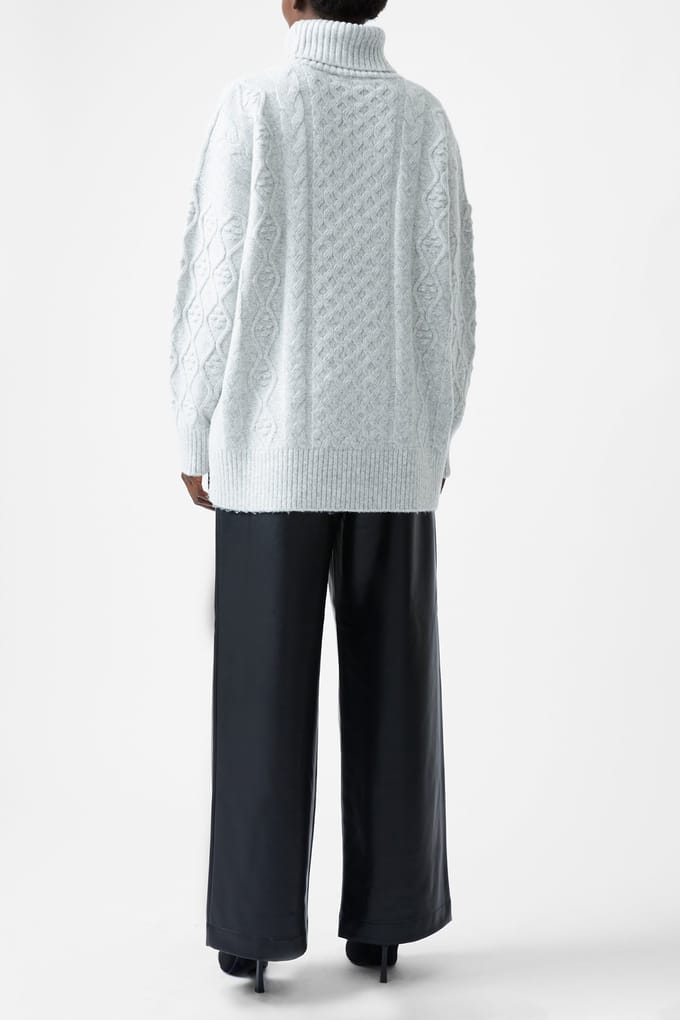 French Connection Cable Ls Jumper W Lgt Grey Mel Taglia: XS | Maglioni a maglia Outlet | Donna | Grigio