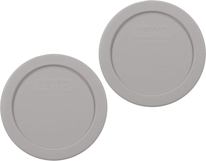 Pyrex 7200-PC 2-Cup Rainstorm Blauw Voedsel Opslag Vervanging Deksel Cover Gemaakt in de VS - 2-Pack