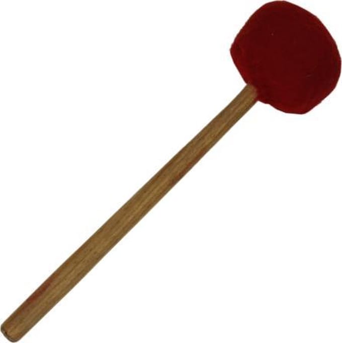 Klankschalen klopper vilt L - 34x9 - Â±230 - Vilt - Hout - L