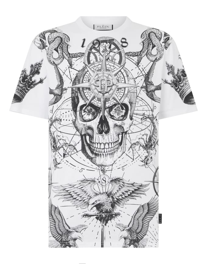 Round Neck T-Shirt Tattoo