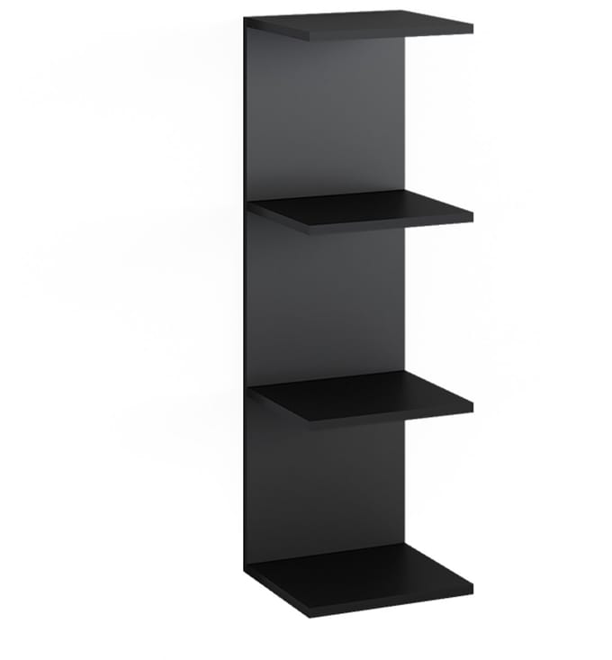 Vicco Paolo Wandplank – 30 x 95 cm Zwart