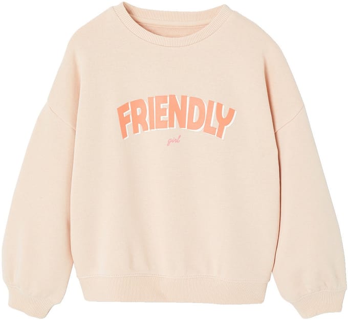 Vertbaudet Sweater voor meisjes met positieve boodschap