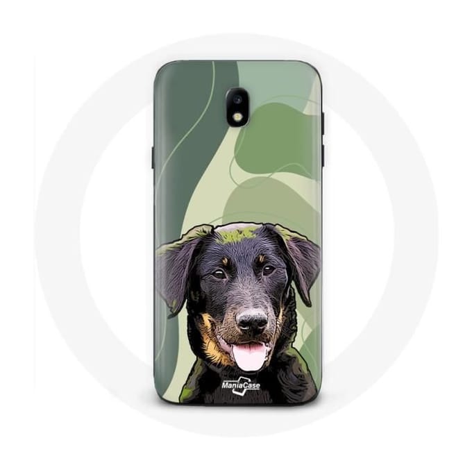 Coque - Samsung - Galaxy J3 2017 - Noir - Beauceron - Souple noir
