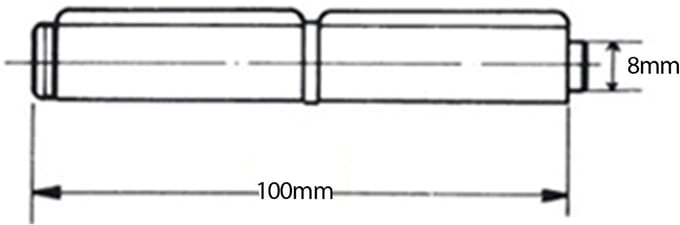 Scharnier 100 mm, stalen profiel, lasbaar, met verwijderbare pen