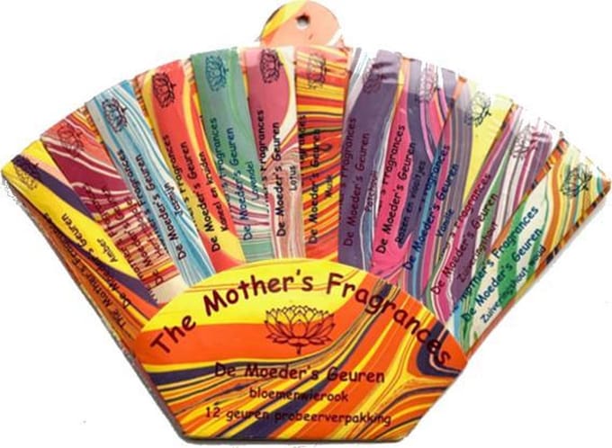 Wierook Bloemen Probeerwaaier Set van 12x4 - De Moeder's Geuren