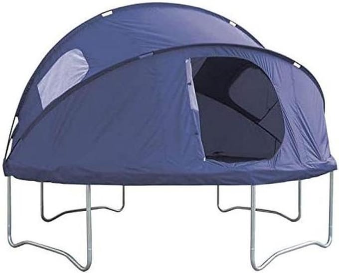 Trampolinetent - Springkussen tent - Buiten spelen - Sterk staal frame - 244 cm - Blauw