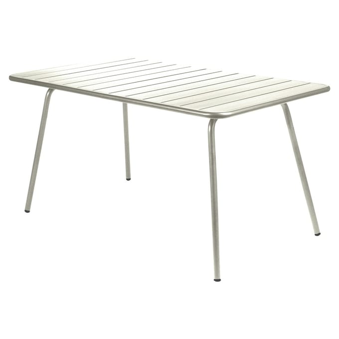 Fermob LUXEMBOURG tafel - 143 x 80 cm - A5 leemgrijs