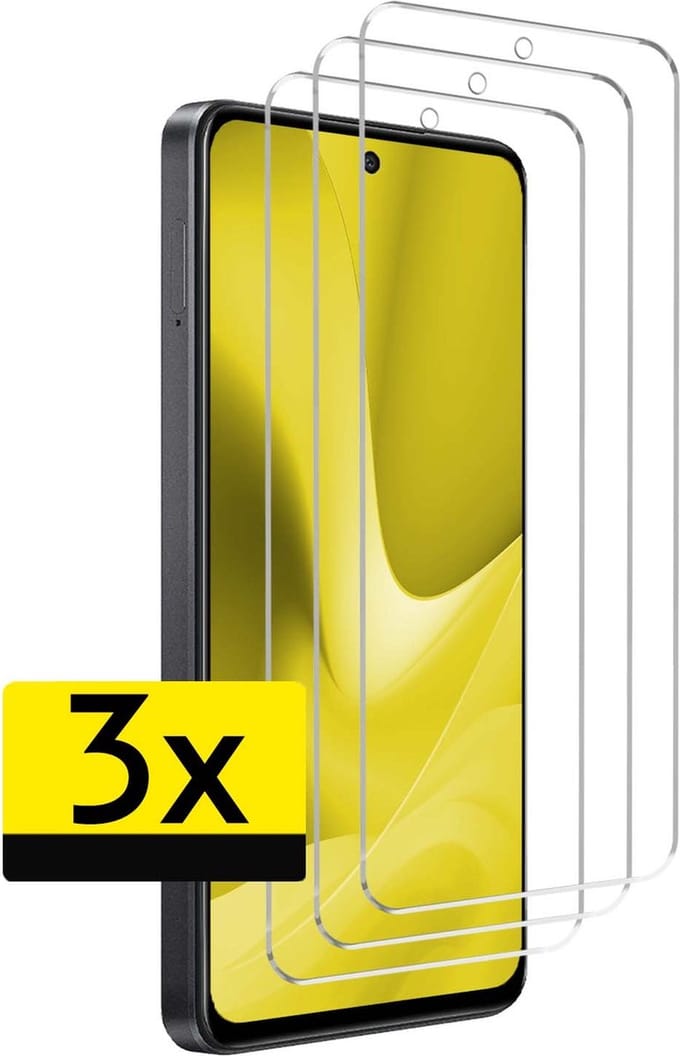 Screenprotector - Geschikt voor OPPO A79 - 3 Stuks - Extra Sterk - Beschermglas - Gehard Glas - Tempered Glass - Screen Protector
