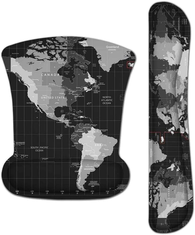 Ergonomische Muismat met Gel Pad en Polssteun