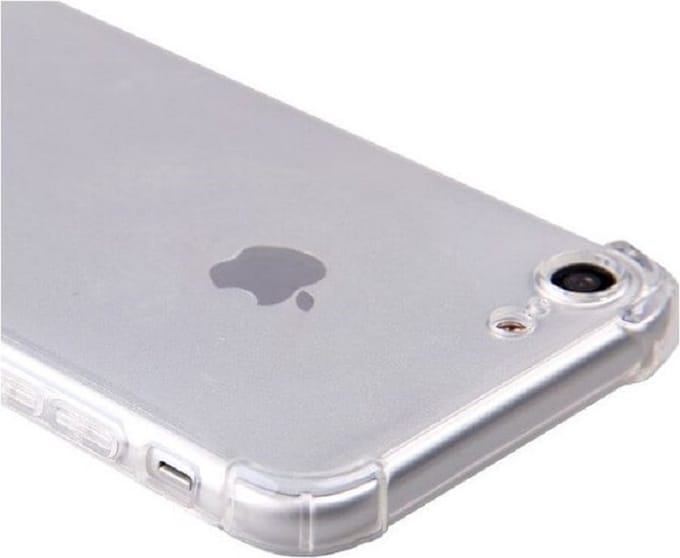Anti Shock TPU Hoesje Geschikt voor iPhone 7 Plus / 8 Plus - Transparant - Verstevigde Hoeken