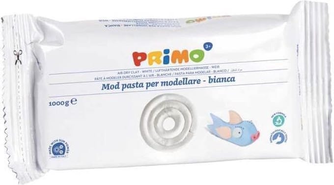 Primo Boetseerklei 1000 Gram Junior Wit
