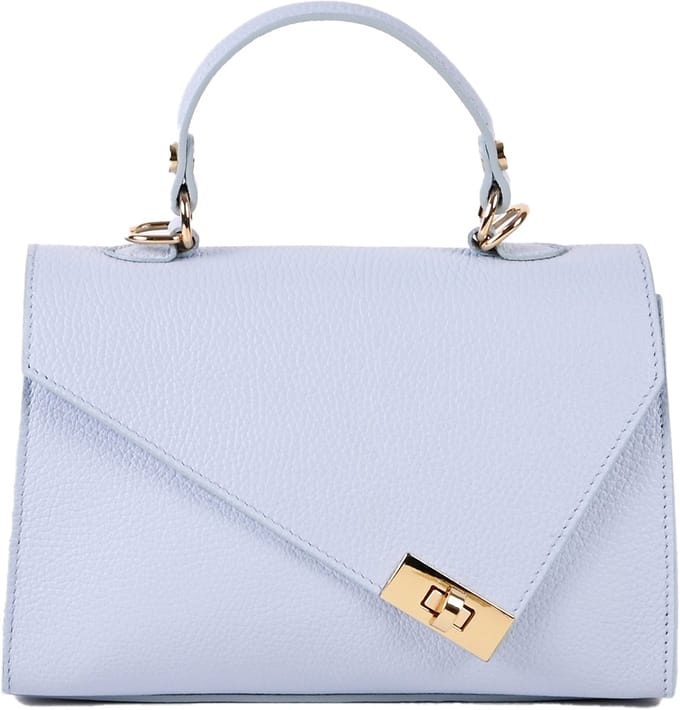 Giuliano Lederen Handtas Guusje - Made in Italy - Blauw