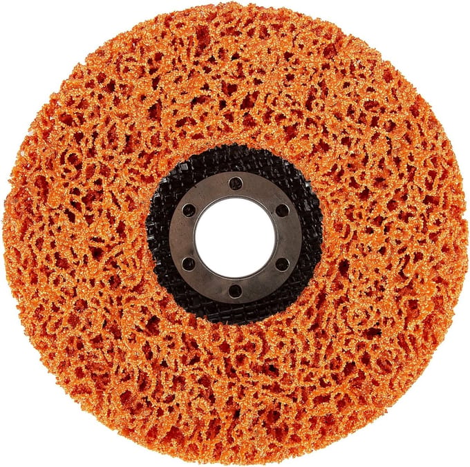 125 mm Reinigingsschijf PREMIUM nylon , cleaning fleece disc