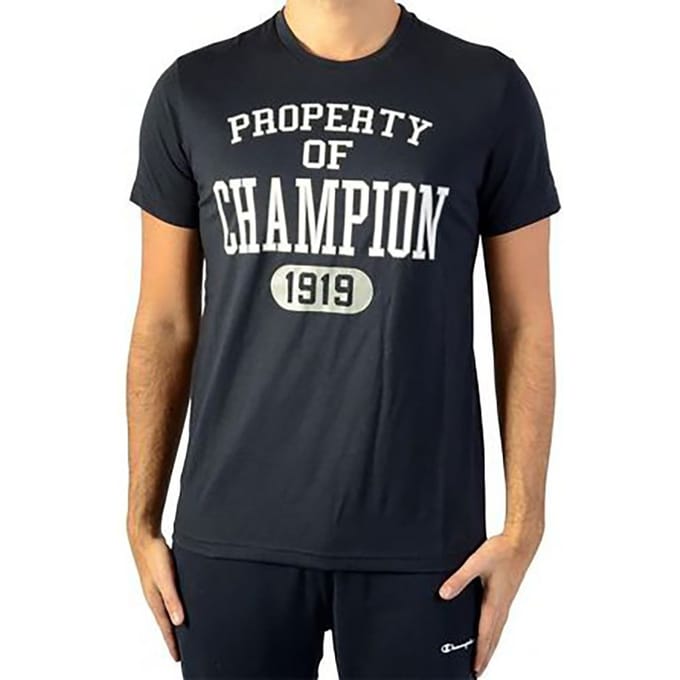 Champion Herenbezit van Kampioen T-Shirt (Marine)
