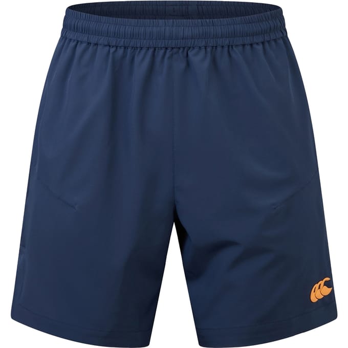 Canterbury Heren Geweven Shorts (Marine/Oranje)