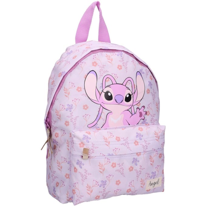 Stitch Let Love Bloom Rugzak - 31 x 22 x 9 cm - Roze