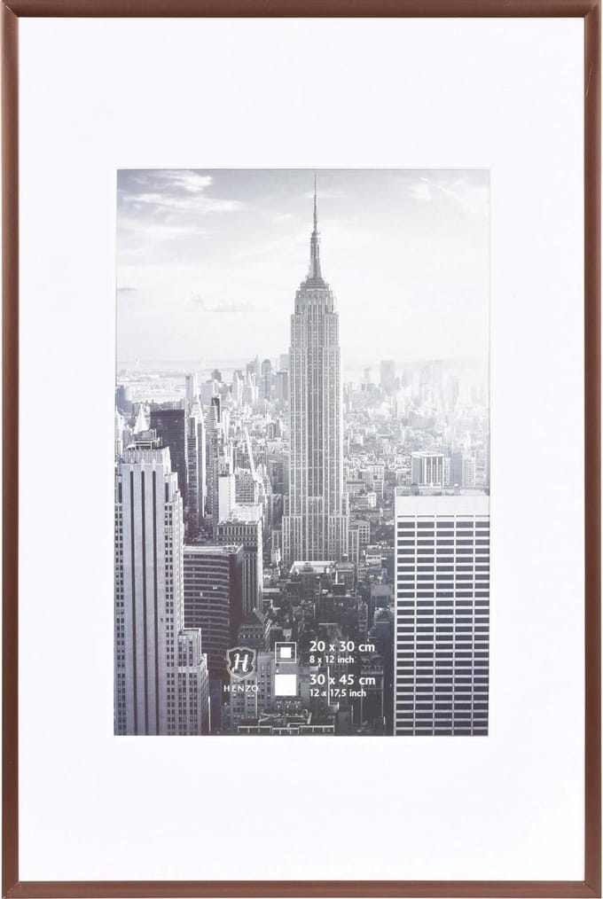 Fotolijst - Henzo - Manhattan - Fotomaat 30x45 cm - Brons