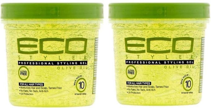 2x Eco Styler Gel - Olive oil max hold 16 oz/ 473 ml