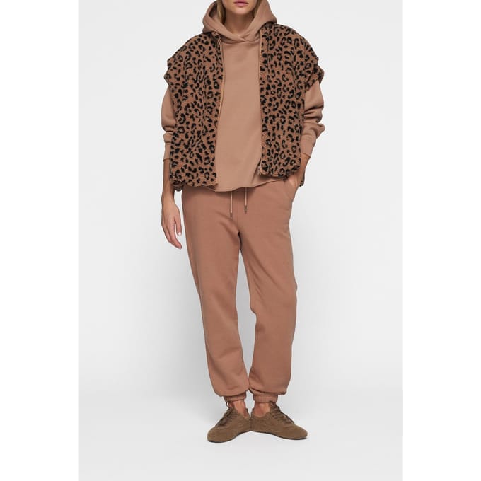 10DAYS Teddy Gilet Leopard 1297 Größe: M | Gilets Outlet | Damen