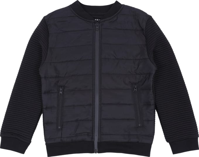 Zwart gewatteerd sweatshirt