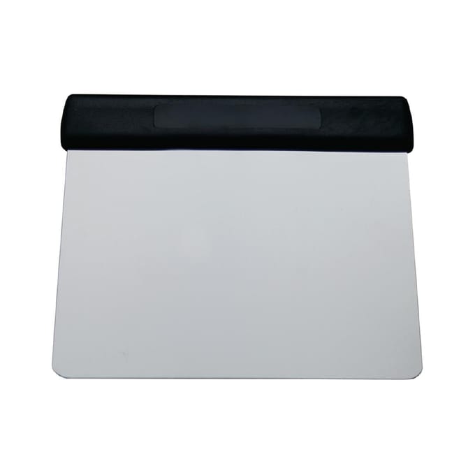 Schneider Deegschraper / Deegsteker met flexibel blad - 120 x 110 mm - RVS