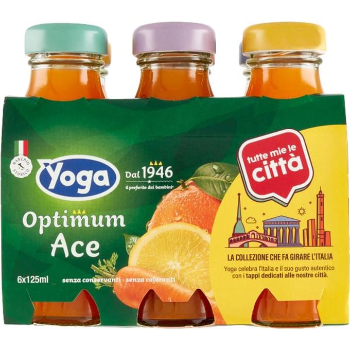 Multi-fruit sok ace 6x125ml - yoga