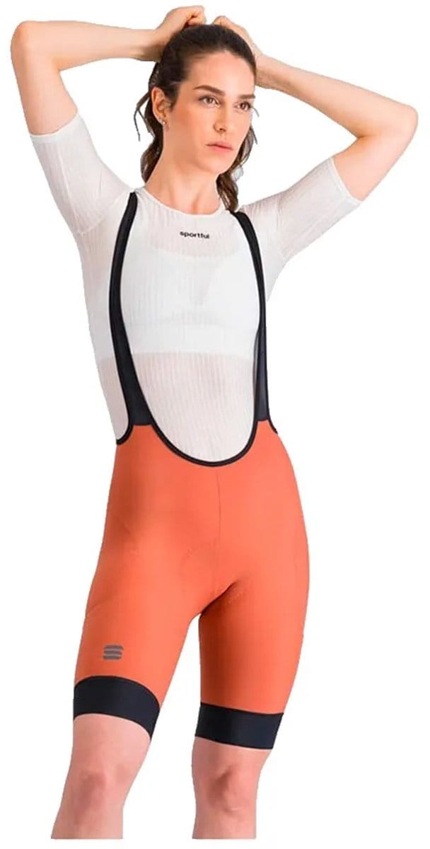 Sportful Giara 2 Fietsbroek Oranje L Vrouw