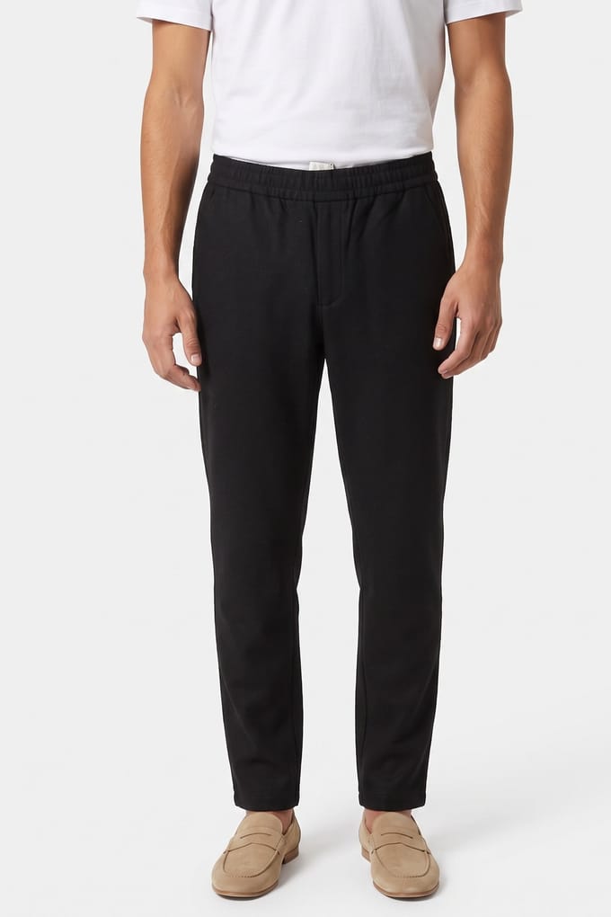 ARKET Mitchell Jersey Drawstring Black Taglia: 50 Short | Pantaloni Outlet | Uomo | Nero