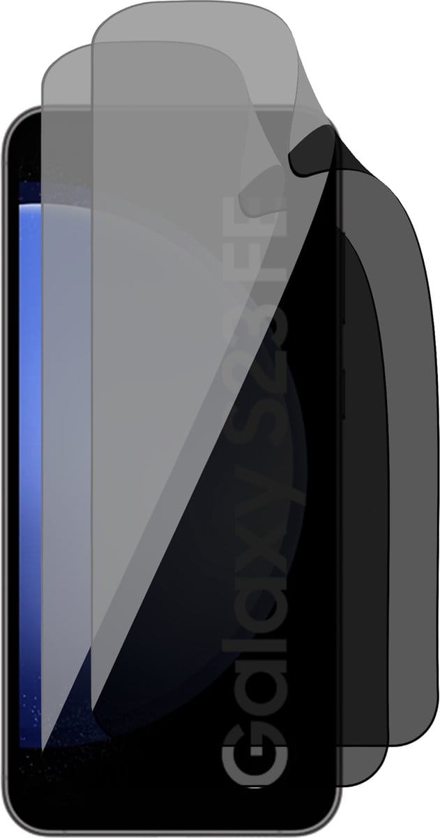 Privacy Screenprotector geschikt voor Samsung Galaxy S23 FE - 2x FlexGuard Screen Protector