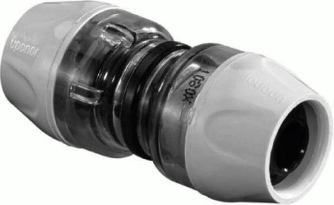 Uponor RTM Rechte Koppeling Ø 20x20mm - Steekkoppeling zonder Perstang (PPSU) - 1048542