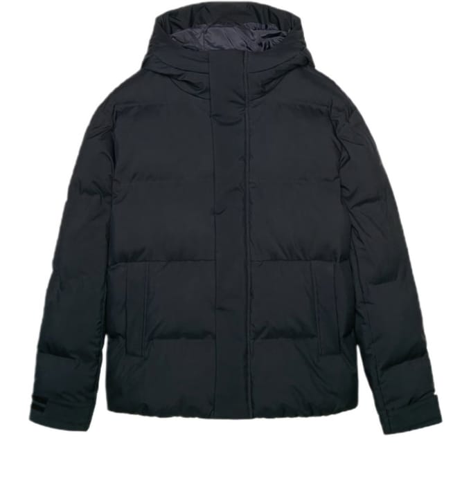 4F Heren Winterdonspufferjack Zwart XXL - Synthetisch Dons, Lichtgewicht & Isolerend