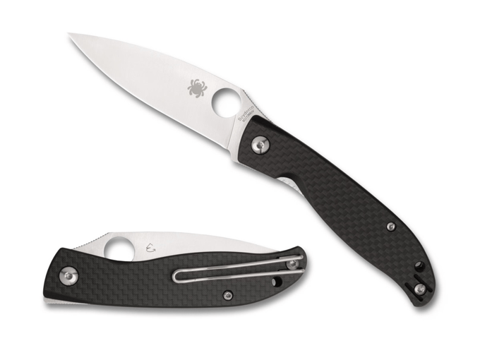 Spyderco Mantra 4 Carbon Fiber Vouwmes Met Front-Flipper En 8Cr13MoV Staal