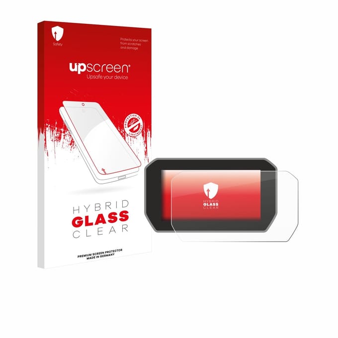 upscreen - Screenprotector voor Ducati V4 Rally (2024) - Folie Beschermfolie Beschermglas transparant