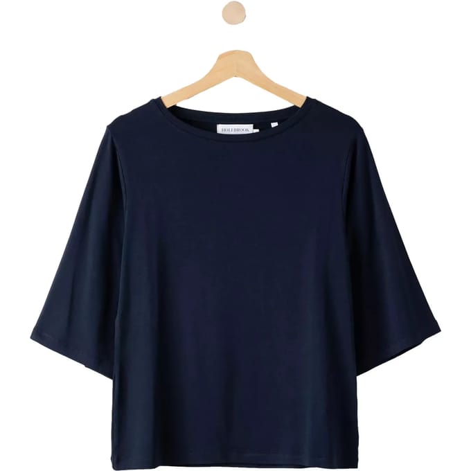Vrouwen bootneck T-shirt Holebrook Ellen